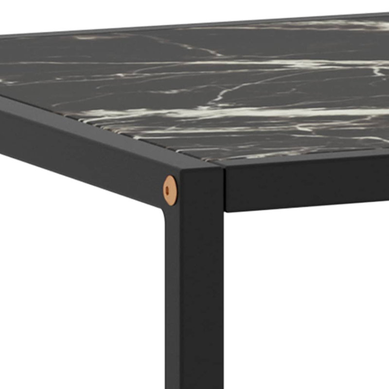 Ebern Designs Frame Single Coffee Table, 13.8" H x 39.4" L x 19.7" W, Black
