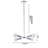 Livilla Modern 4 Light Chrome Chandelier-875262544-875262547