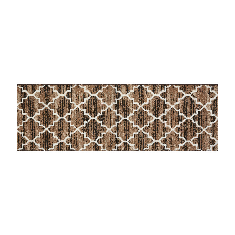 Nickulis Bathroom Runner with Non-Slip Backing