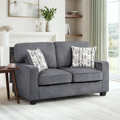 Levid 59.5" Modern & Contemporary Chenille Loveseat with Durable Plywood Frame and Comfortable Foam Padding over Pocket Coils