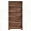 Bibliothèque Mid-Century 70,8 "à 6 niveaux pour salon, bureau et chambre à coucher