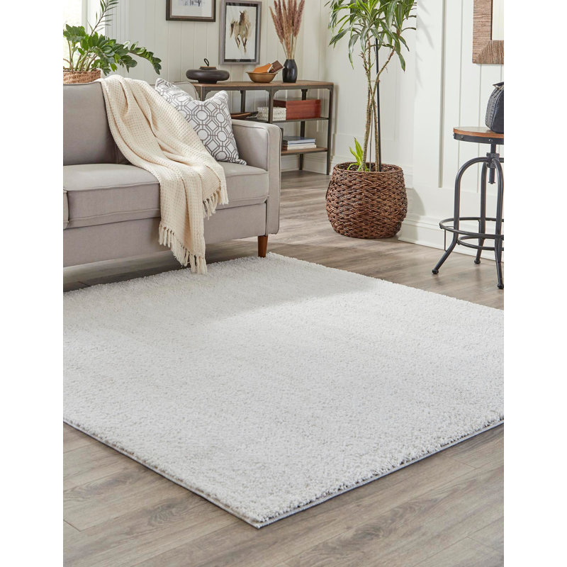 Axerpolis Jill Zarin Shaggy Shaggy Chic Rug, Square 7'10"
