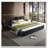 Chenille Upholstered Bed With Round Corner-1449500470