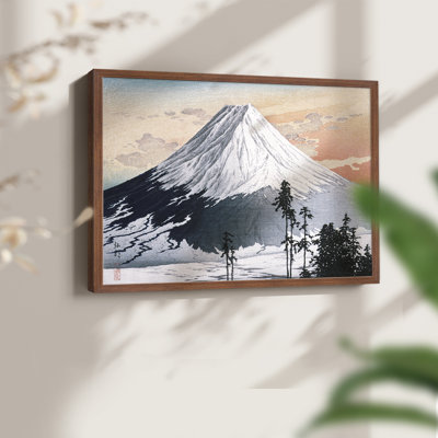 Paysages rétro-CCxxxviii - reproduction encadrée - réversible