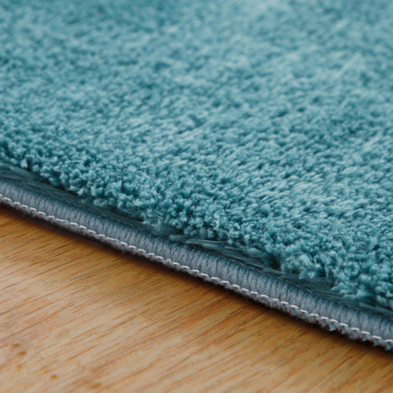 Cretien 100% Polyester Turquoise Outdoor Rug, Rectangle 300 x 400cm