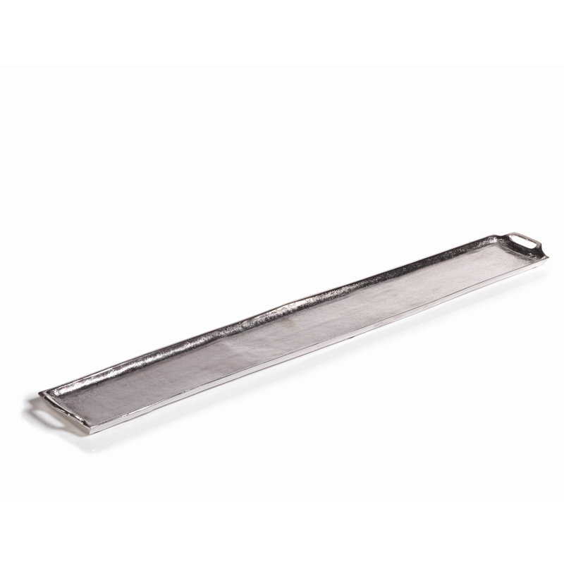 Pottsville Lila Long Nickel Serving Tray