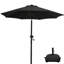 Parasol de marché 9 pi avec base et bouton poussoir inclinable 9 pi-108840592-138799223