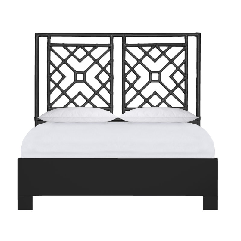 Ananias Platform Bed, Queen, Black