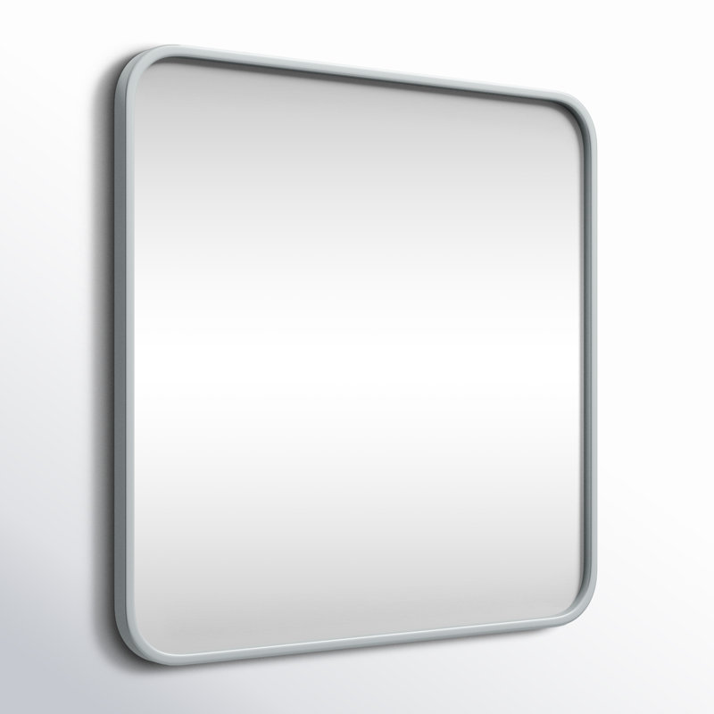 Miroir mural Marengo, Argent, 24 po x 24 po 