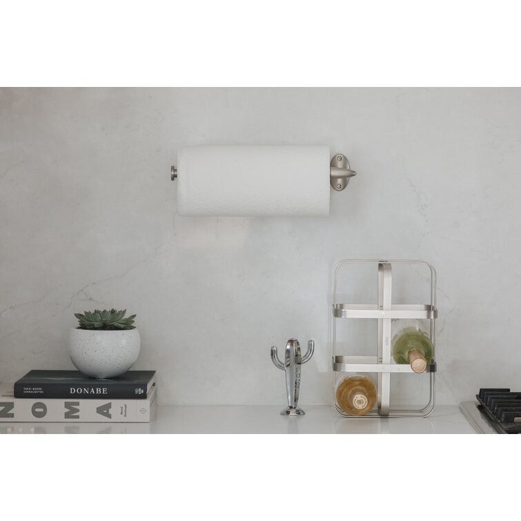 Umbra Stream Metal Wall / Under Cabinet Mounted Paper Towel Holder