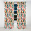 Motif de pois multicolores Dance I - rideau abstrait - rideau occultant - 1 panneaux-107551195
