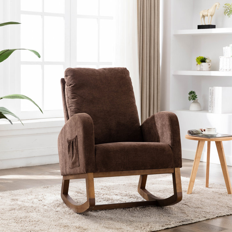 Wegate Rocking Chair, Brown