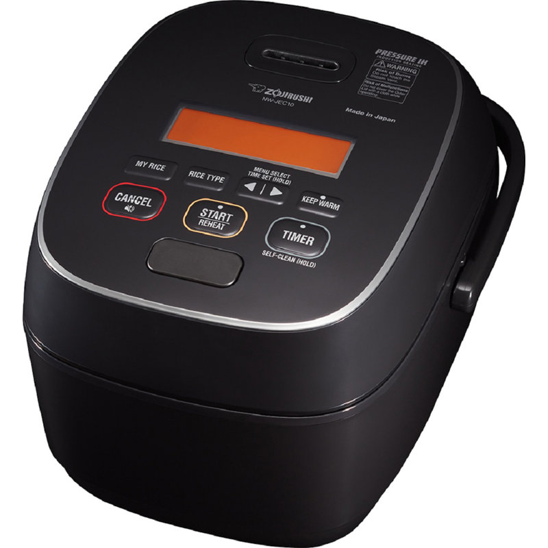 Pressure Induction Heating Rice Cooker & Warmer, 6 Cup