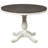 Daz Oak Round Solid Wood Base Dining Table