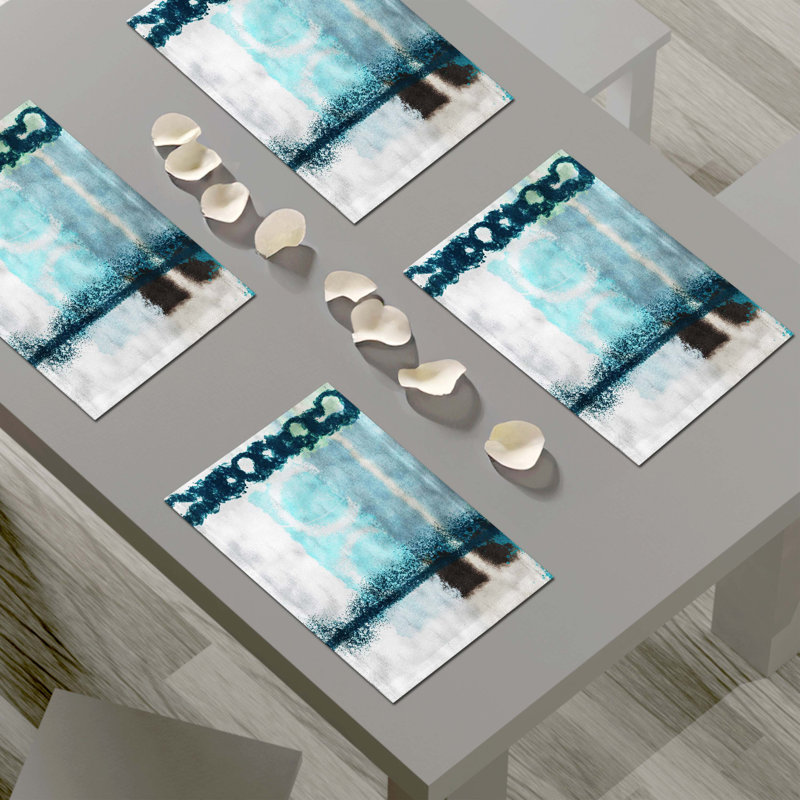 Napperon abstrait en polyester