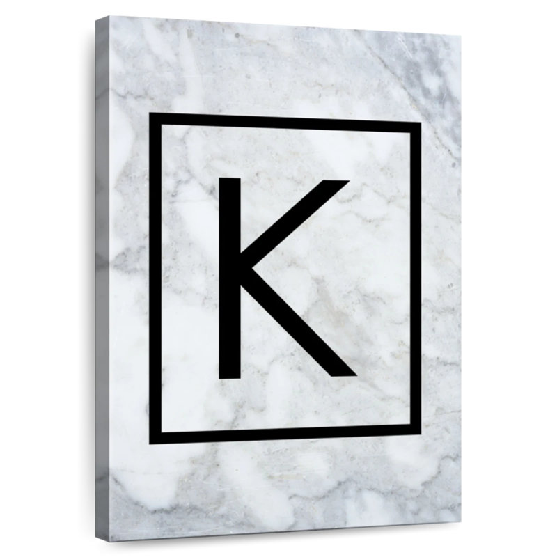 Letter K, 51" H x 34" W