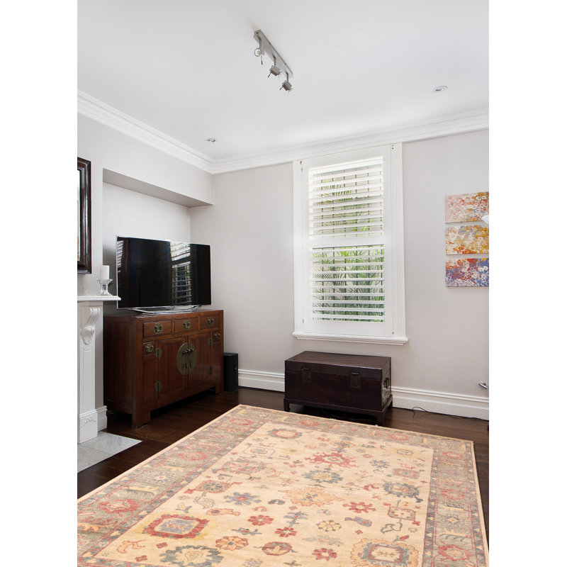 Tapis beige Jules Serapi 9 pi 2 po x 12 pi 0 po