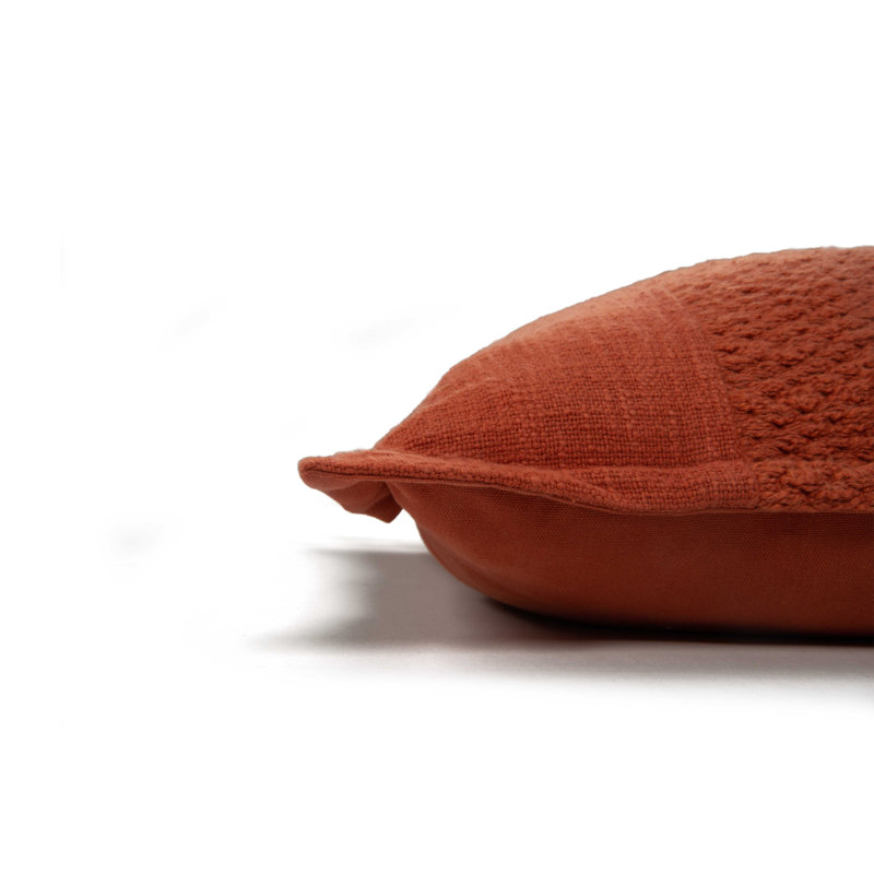 Coussin en coton Colombe, Rouge
