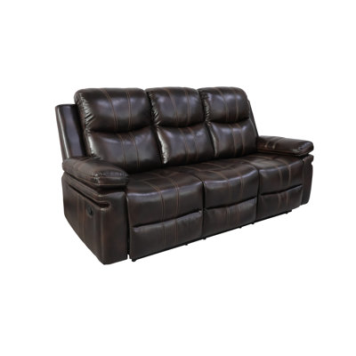 Canessa 79'' Faux Leather Reclining Sofa