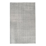 Whitby Hand Knotted Wool Geometric Area Rug in Gray/Ivory