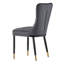 Chaise Parsons rembourrée et revêtue de velours-1346321218