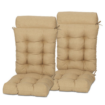  Tufted Rocking Chair Cushion, Set of 2
