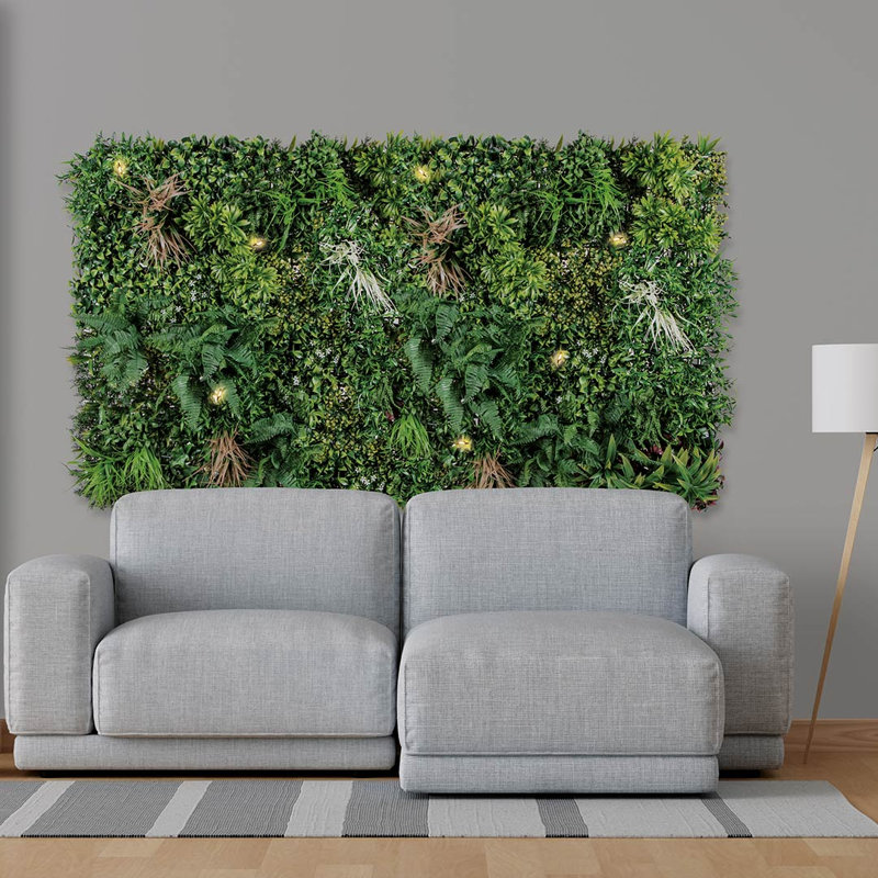 Faux Vertical Garden, Lighted Sauvage