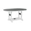 Berlin Gardens Garden Classic Regular Top With White Base 64″ Oblong Table-65664323-65664309