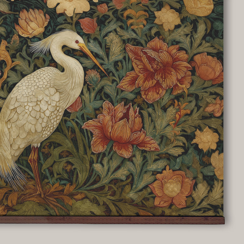 Tapisserie Heron, H 32 po x l 48 po