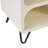 Thamanna 8-Shelf Bookcase Shelving Unit with Black Metal Legs