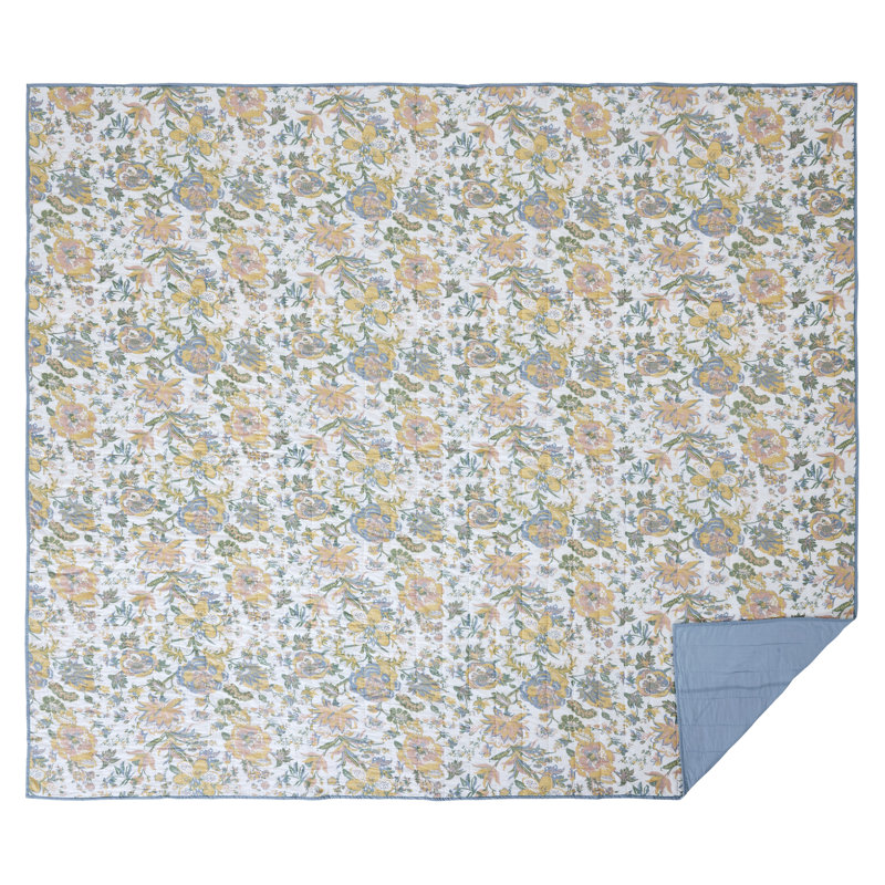 Cotton Floral Quilt