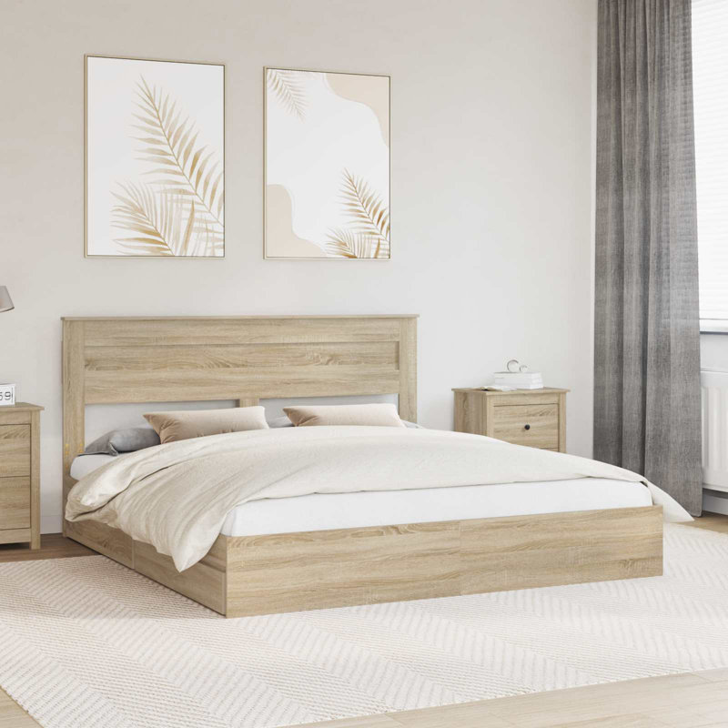 Bed, Sonoma Oak, Kingsize (5')