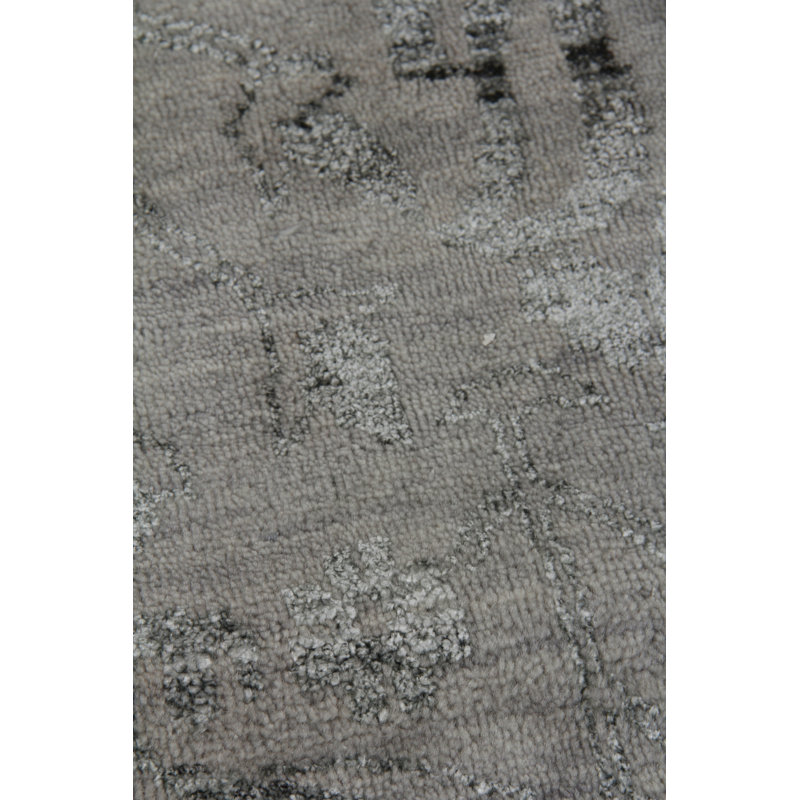 Lexington Handmade Silk and Wool Oriental Area Rug, Rectangle 8' x 10'
