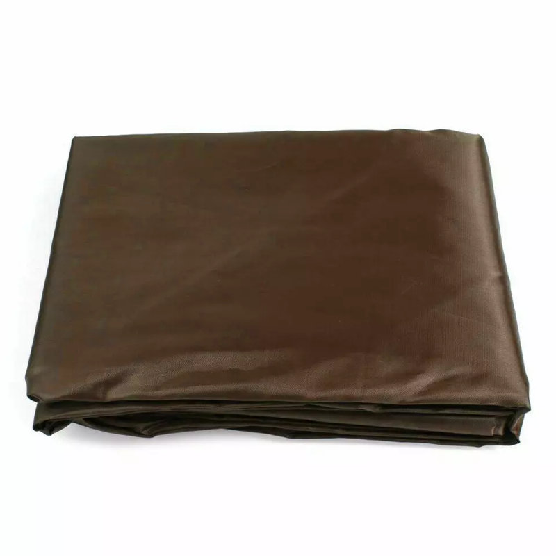 Housse de table de billard imperméable Housse de billard en PVC pour le billard, L 66 po x L 109 po, Café