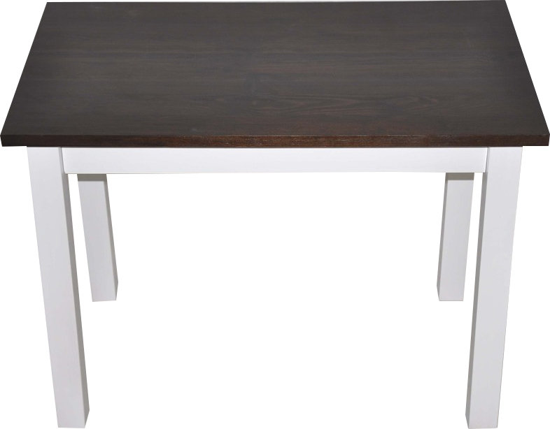 Solid Wood Dining Table, Dark brown
