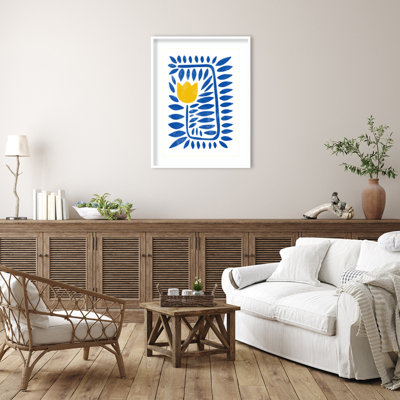 «Tulip Harmony» par Bainai, impression sur bois encadrée