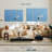 Kerner White Feather On Blue-108089986