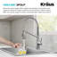 Robinet de cuisine rétractable à poignée simple 2 fonctions KRAUS Coda-106899895