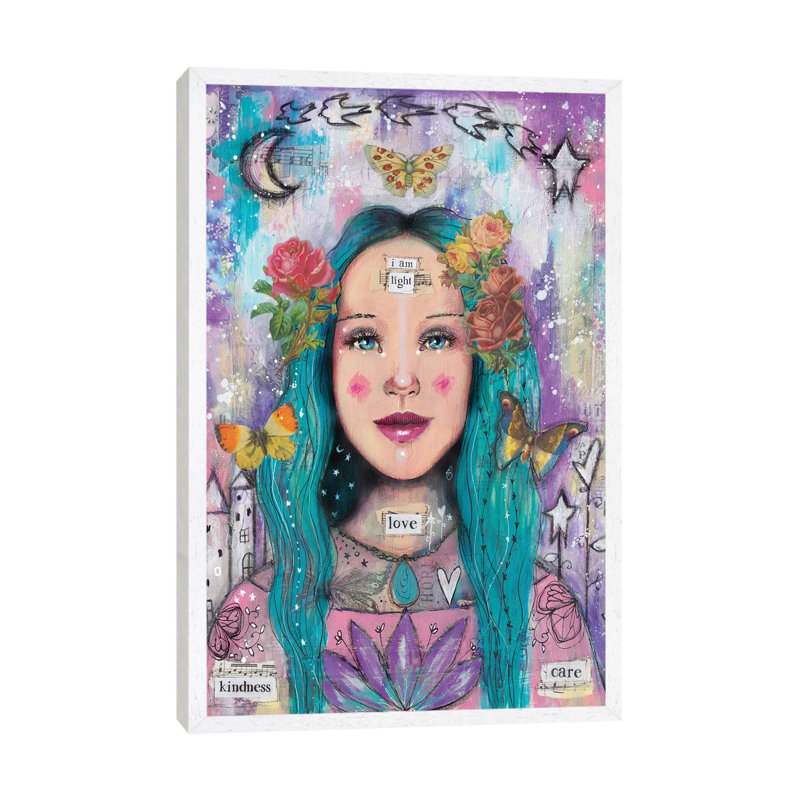 Super You by Tamara Laporte - Print on Canvas, 101.6 cm H x 66.04 cm W, White Framed