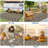 Reversible & Collapsible Outdoor Plastic Area Rug - Modern Abstract Low-Pile Carpet, Mark Resistant, Easy Clean for Patio, Camping, Picnic, RV-477737553-477737564