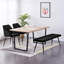 Depue Velvet 130cm Upholstered Bench for 2 person-1977218789