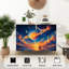 Buffet Buffet avec rangement Vivid Cosmic Landscape