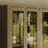 74" Display Cabinet With Glass Doors