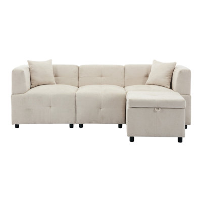 4 Seater Fabric Sofa