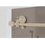 Equinox 56 - 60 in. x 60 in. Fully Frameless Bronze Tinted Sliding Bathtub Door-1980052069