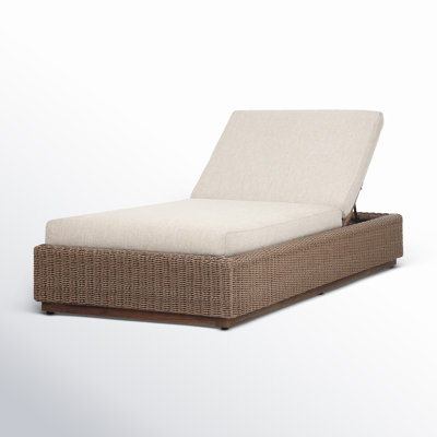 Piedmont Outdoor Chaise-Alessi Buff