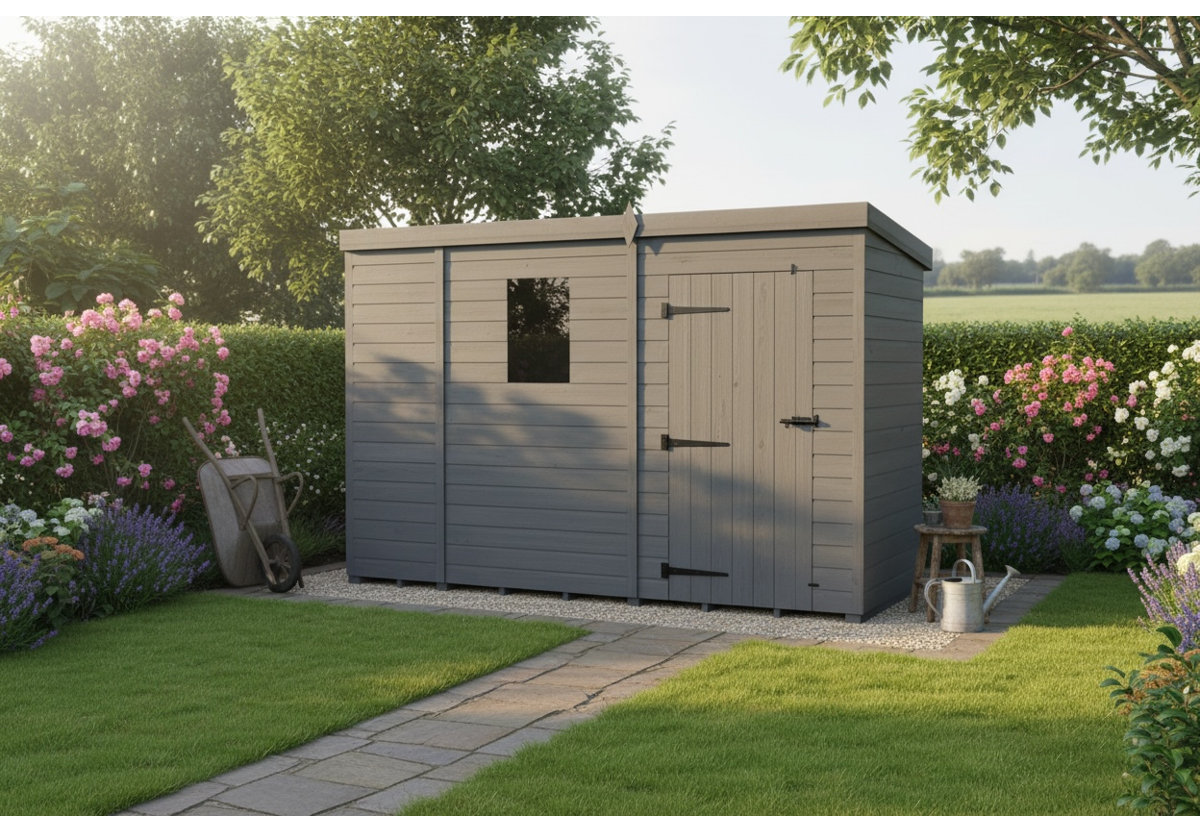 Sheda R W Total Sheds 9x6 PENT COMPOSITE SHED | Wayfair.co.uk