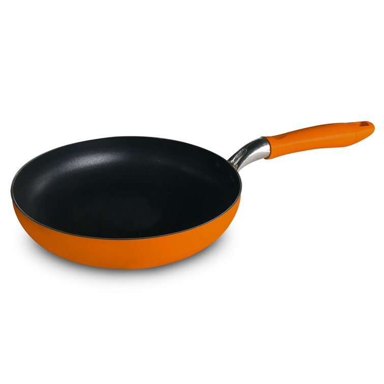 NutriChef 8” Fry Pan with Lid - Small Skillet Nonstick Frying Pan