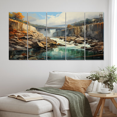 Hoover Dam Nevada Arizona III On Canvas 5 Pieces Print -  Millwood Pines, 840DED3A76974A579F209587306AB477