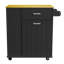 Kitchen Rolling Kitchen Island Cart with Pull-Out Trash Bin Cabinet,Kitchen Storage Cart On Wheels with 3 Tier Spice Rack,Bamboo Countertop ,10 Gallon Trash Can-235825459